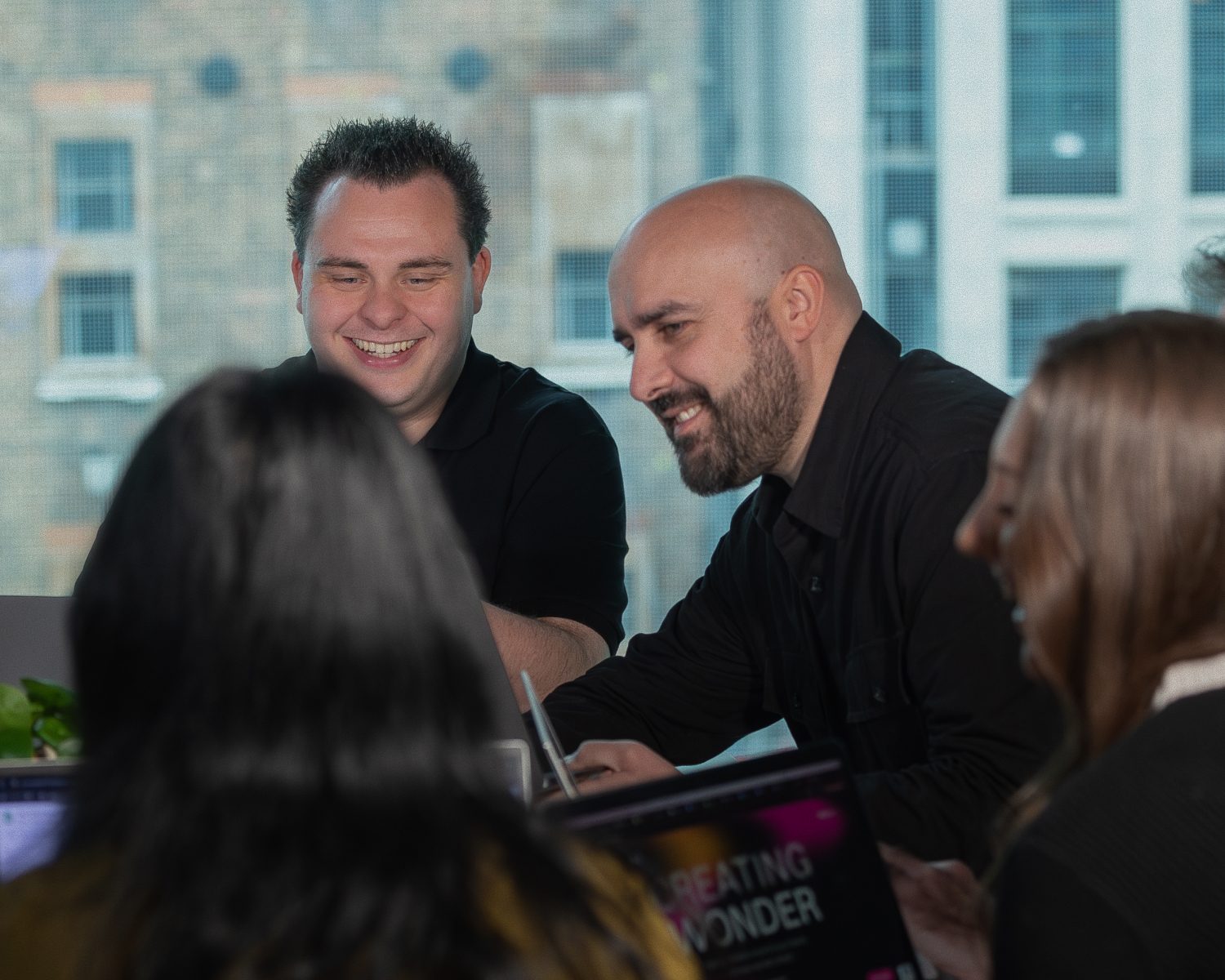 The Wonderful team in a client workshop